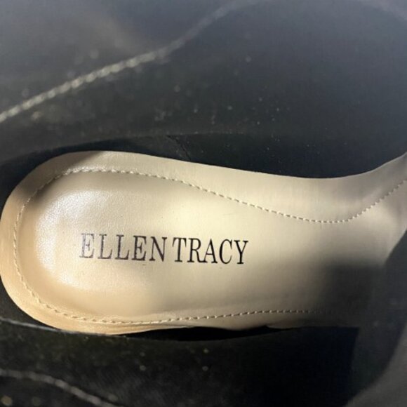 Ellen Tracy ET-Persuade 8.5 black, ankle boot, 3" heel - Picture 4 of 9